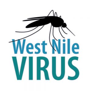graphic of mosquito and words west nile virus