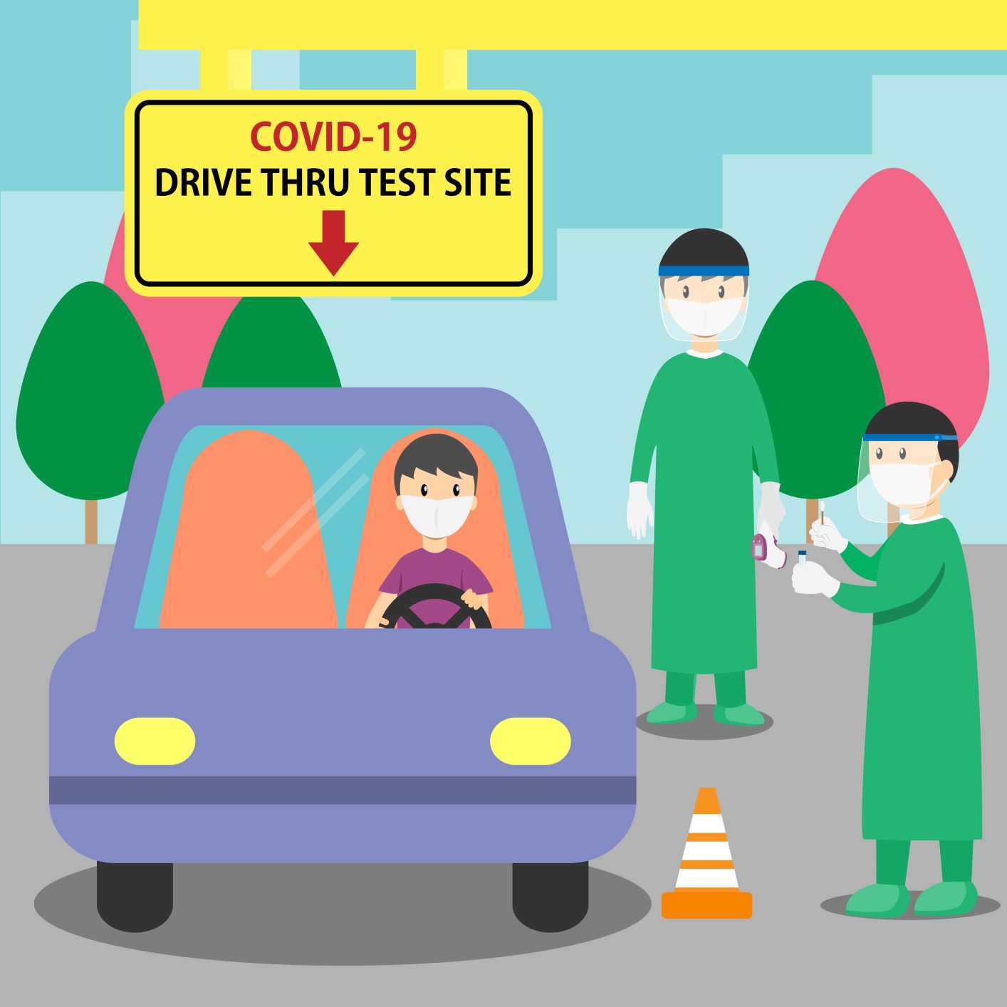 Drive through test