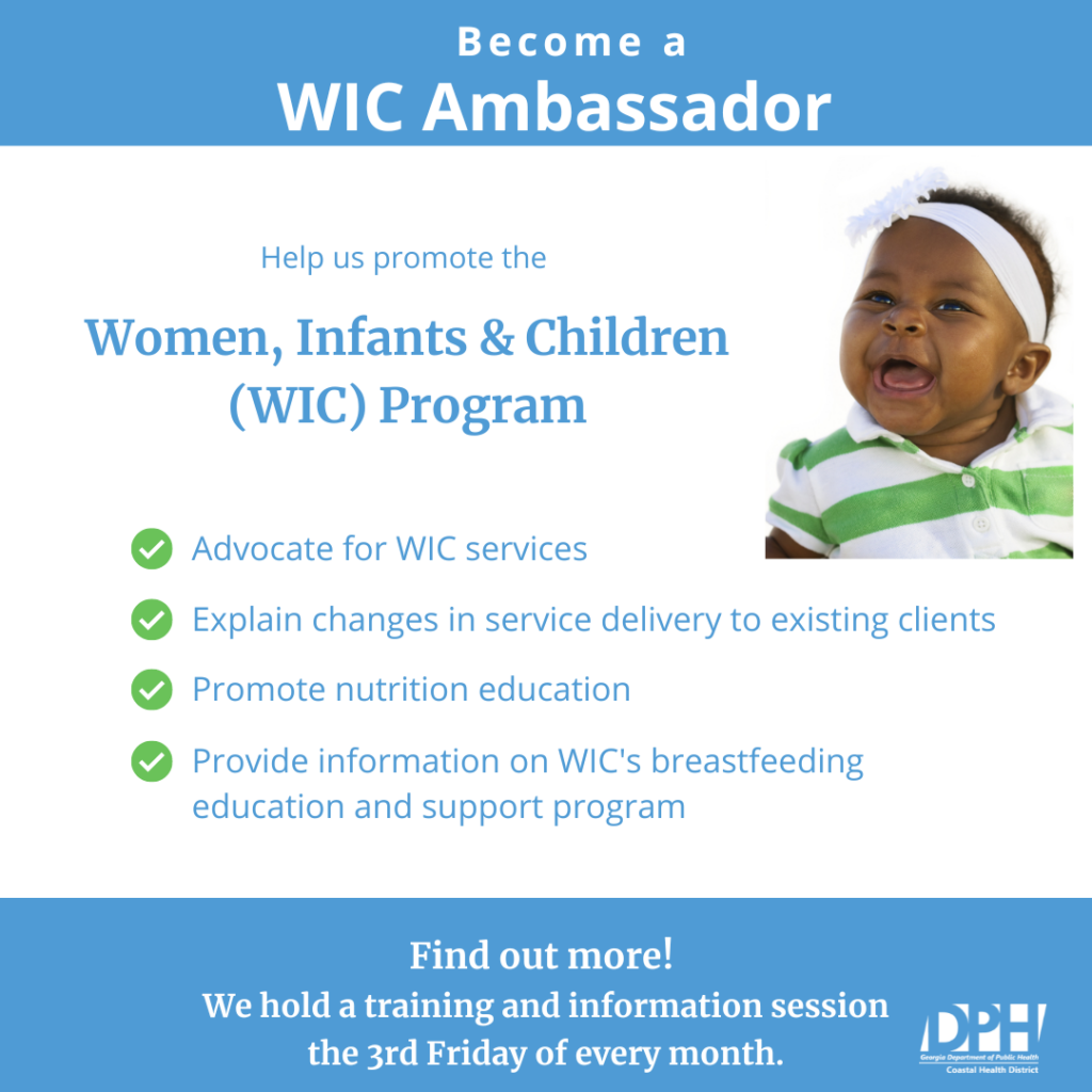 WIC Ambassadors Coastal Health District Coastal